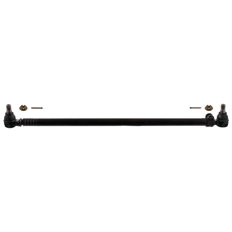 Image of FEBI BILSTEIN 39983 Centre Rod Assembly Front Axle, with castellated nut and split pins, OE Turbo NEW Centre Rod Assembly (285)