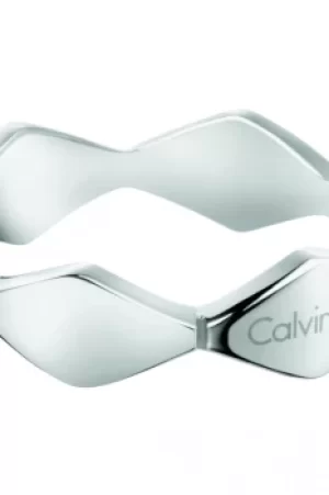 Image of Ladies Calvin Klein Stainless Steel Size L Snake Ring KJ5DMR000106