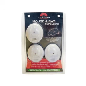 image of Rentokil Beacon Rat & Mouse Repeller - 3 Pack