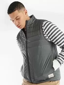 Image of Barbour Summer Padded Gilet - Charcoal, Size 2XL, Men