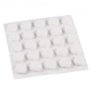 image of Select Hardware Surface Gard Round Felt Pads 10mm 75 Pack