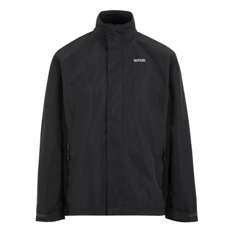 Image of Regatta Regatta Men 'Matt II' Waterproof Shell in Charcoal Size: Small Charcoal S Male 5063516131366