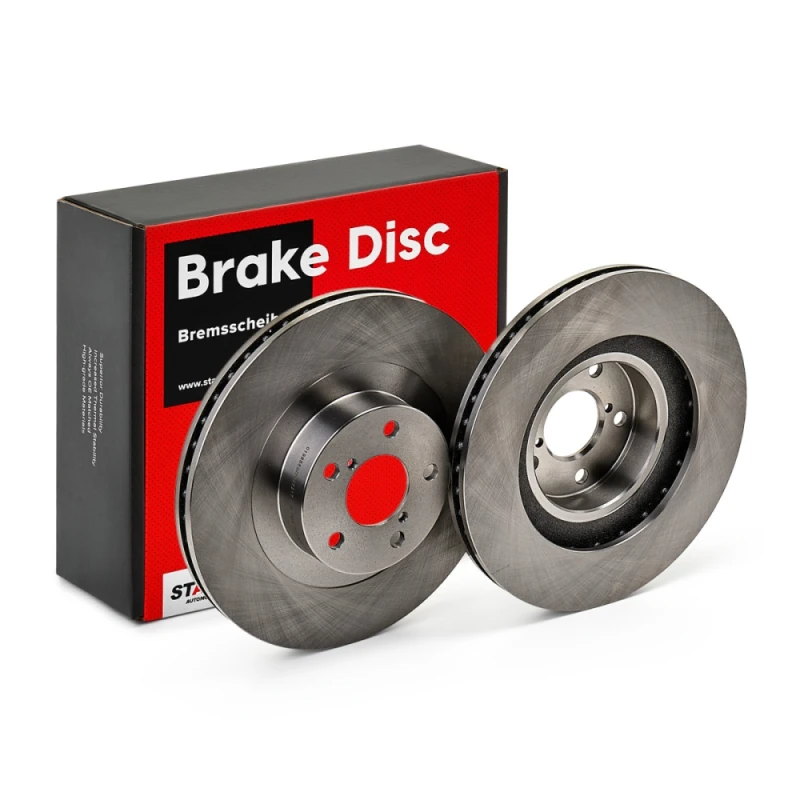 Image of STARK SKBD-0020159 Brake disc Front Axle, Vented, Cast Iron, Uncoated, Untreated, without bolts/screws Cast Iron Brake Disc (82)
