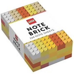 LEGO Note Brick - Yellow/Orange