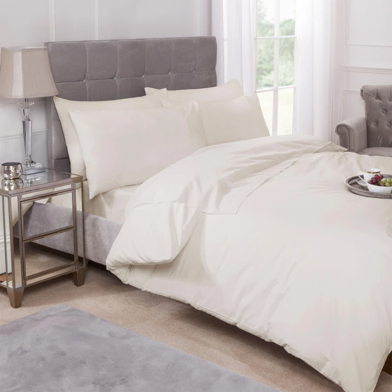 Image of Emma Barclay 400 Thread Count Cotton - Pillowcase Pair Pillowcases Standard Cream 39258069000