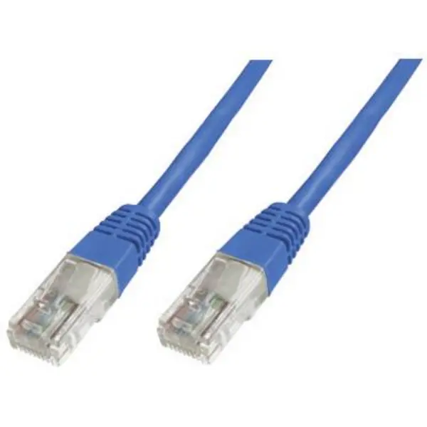 Image of Digitus DK-1511-005/B RJ45 Network cable, patch cable CAT 5e U/UTP 0.50 m Blue DK-1511-005/B