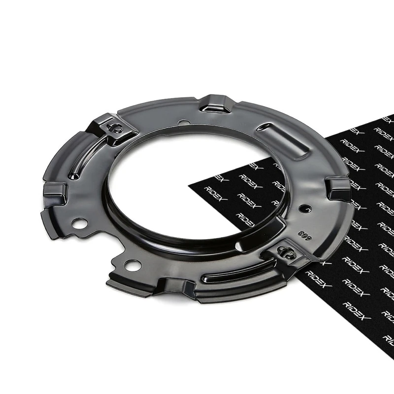 Image of RIDEX 1330S0563 Brake Disc Back Plate Rear Axle Splash Panel,brake disc (1330)