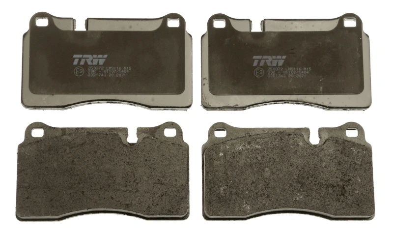 Image of TRW GDB1743 Brake pad set prepared for wear warning indicator Brake Pad Set,disc brake (402)