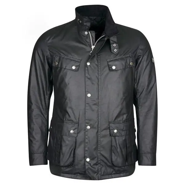 image of Barbour International Tourer Duke Wax Jacket S Black 60544403350