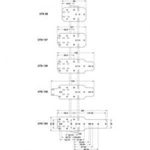 Phoenix Contact 2853996 UTA 136 UTA Universal Mounting Rail Adapter 136 mm