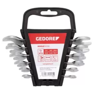Image of Gedore Open end.span.set short size6-32mm 12pcs