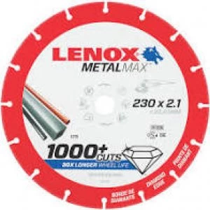 image of Lenox MetalMax Diamond Metal Cutting Disc 180mm