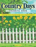 Image of country days coloring book a picturesque journey featuring nostalgic scenes