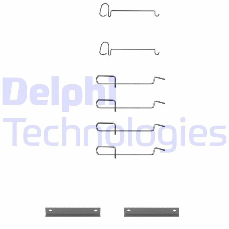 Image of DELPHI Brake pad fitting kit DELPHI LX0080