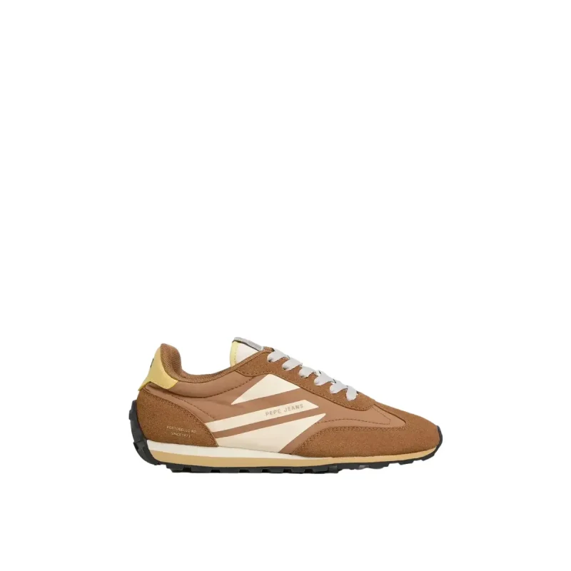 Image of Pepe Jeans Jane Brand Trainers Cognac Leather/Suede 38 (5)