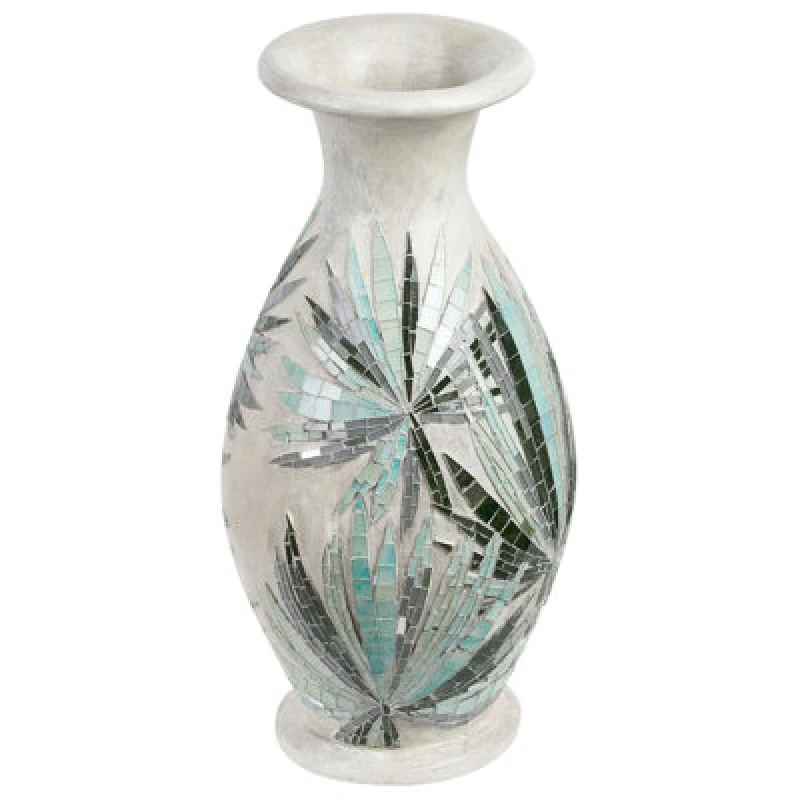 Image of Beliani Decorative Vase Rawas Ceramic 53cm White