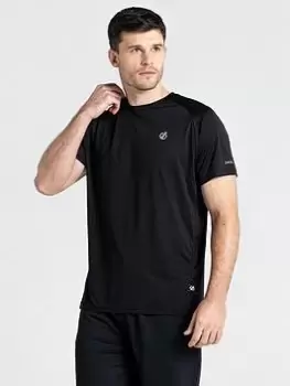 Image of Dare 2b x Jermaine Jenas Accelerate Tee - Black, Size 2XL, Men