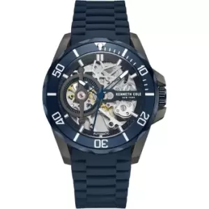 Image of Kenneth Cole Mens Kenneth Cole Automatic KCWGR0012803 - Two tone and Blue