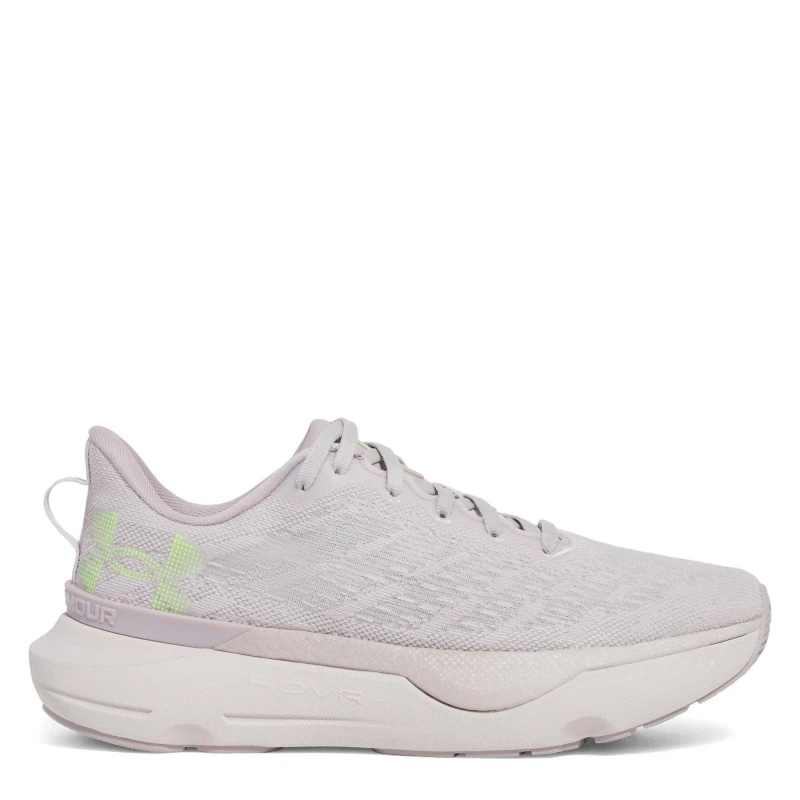 Image of Under Armour Womens Infinite Pro Breeze Entry Road Running Shoes Gray female 2.5 (35.5)