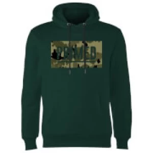 image of Primed Energy Hoodie - Forest Green - L