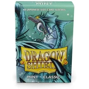 image of Dragon Shield Japanese Size Classic Mint Card Sleeves - 60 Sleeves