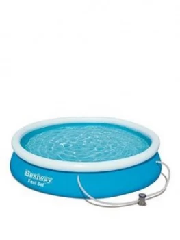 image of Bestway 12ft Fast Set Pool With Filter Pump