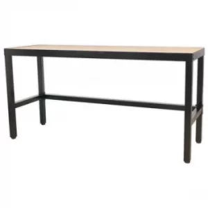 image of Sealey AP0618 Workbench 1.8mtr Steel with 25mm Wood Top