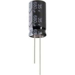 image of Electrolytic capacitor Radial lead 3.5mm 220 uF