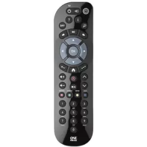 One For All URC 1635 Sky Receiver Remote control Black