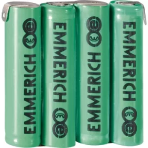 Image of Emmerich 255053 NiMH AAA 4.8V ZLF 800mAh 4-Cell Rechargeable Batte...