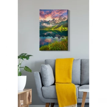 Image of Kanvas Tablo (50 x 70) - 185 Multicolor Decorative Canvas Painting