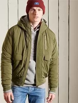 Image of Superdry New Military Everest Bomber, Olive, Size L, Men
