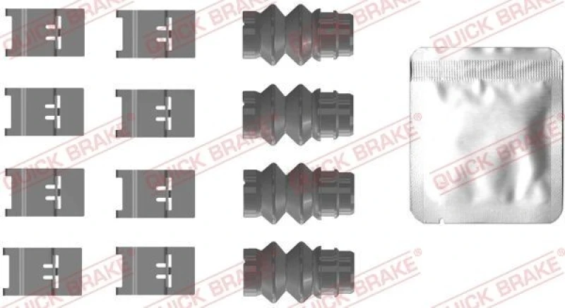 Image of QUICK BRAKE Brake pad fitting kit QUICK BRAKE 109-0110