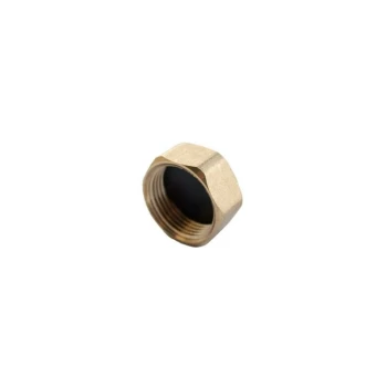 image of Oracstar - 3/4' Brass Compression Blanking Nut For Plumbing