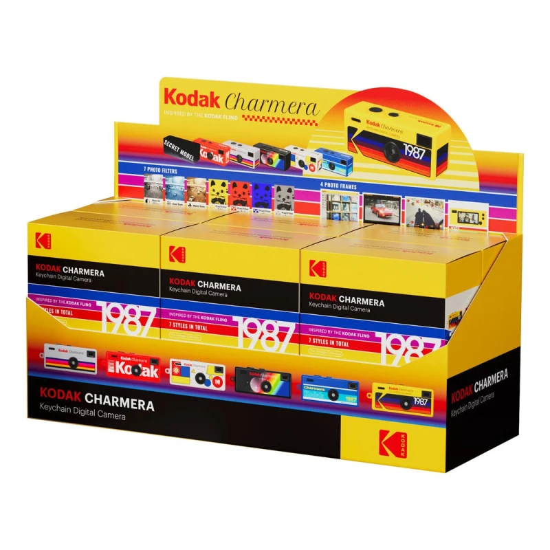 Image of Kodak Charmera Keychain Surprise Design Digital Camera - Pack of 6