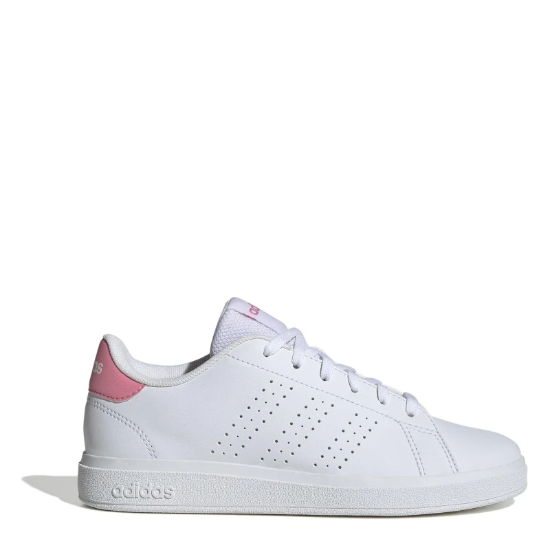 Image of adidas Advantage Base 2.0 Shoes Kids White/Pink unisex 4 (36.5)