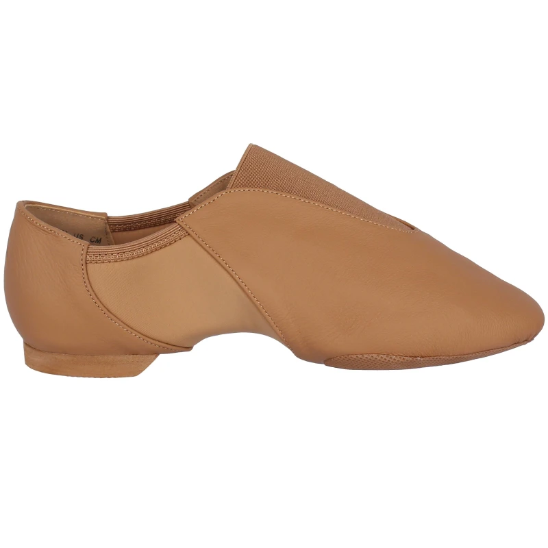Image of Slazenger Split Sole Leather Jazz Shoe - Beige Beige 6