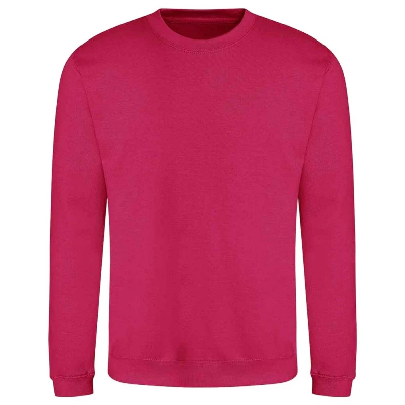 Image of AWDis AWDis Men Just Hoods Sweatshirt in Bright Pink Size: X-Small Bright Pink XS Male 5063527329455