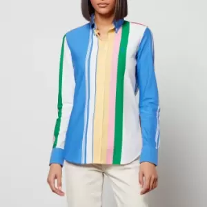 Image of Polo Ralph Lauren Womens Heidi Stripe Shirt - Multi Stripe - XS