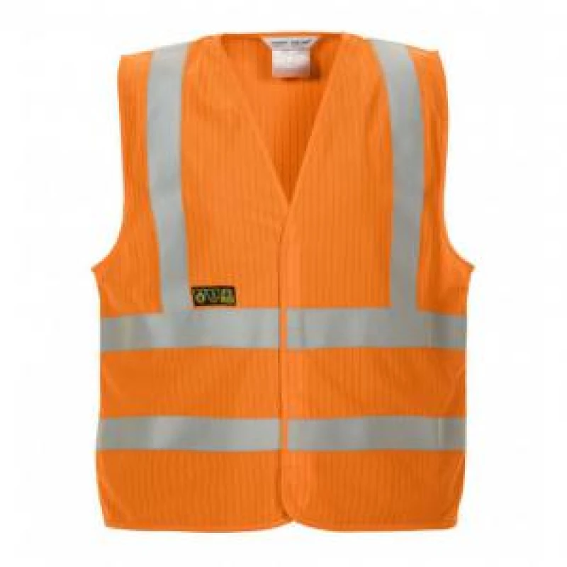 Image of Hydrowear Mably High Visibility Flame Retardant Anti - Static Waistcoat Orange 23XL