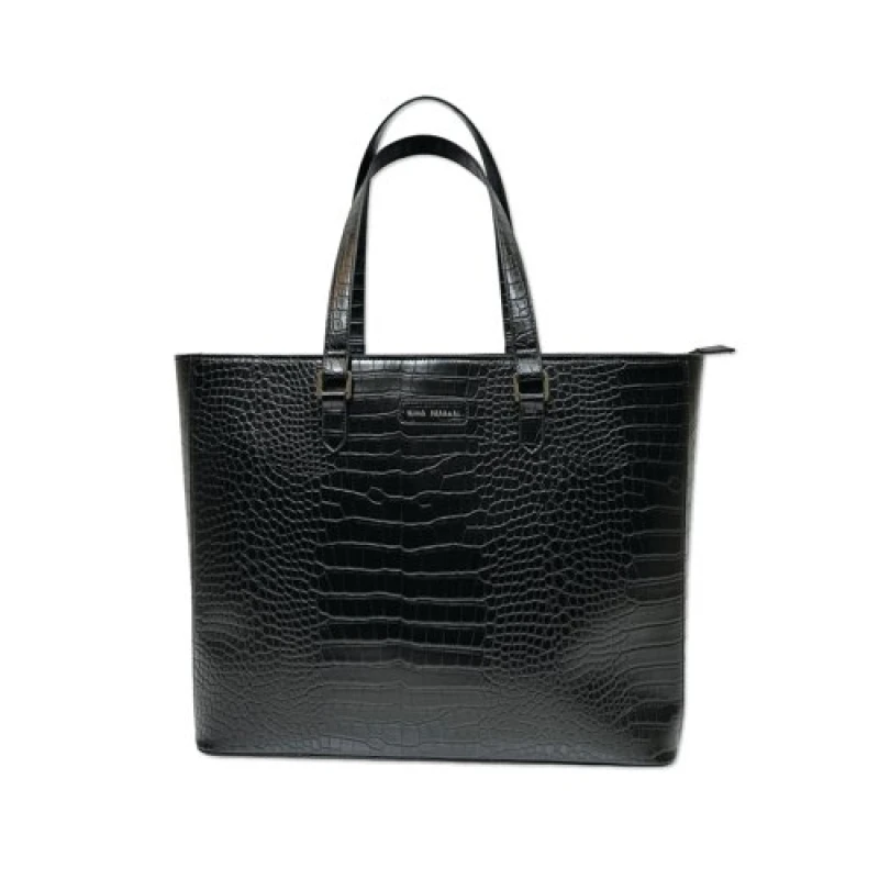 Image of Gino Ferrari Gino Ferrari Crocodile Embossed Business Tote GF004-01 GF004-01