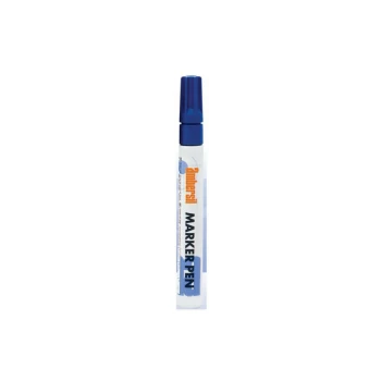 Image of Ambersil - Blue Acrylic Paint Marker Pen 3mm Fibre Nib 20368