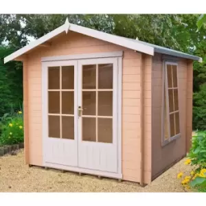 Image of Shire - Barnsdale 19mm Log Cabin 8' x 8'