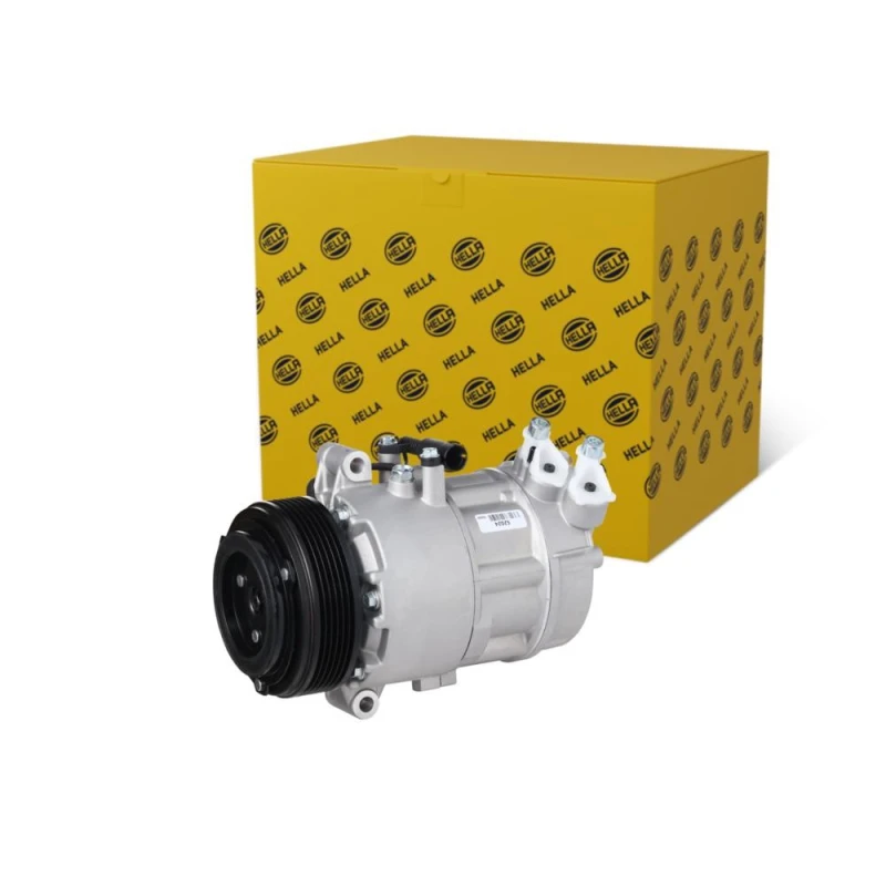 Image of HELLA Air conditioning compressor HELLA 8FK 366 201-681