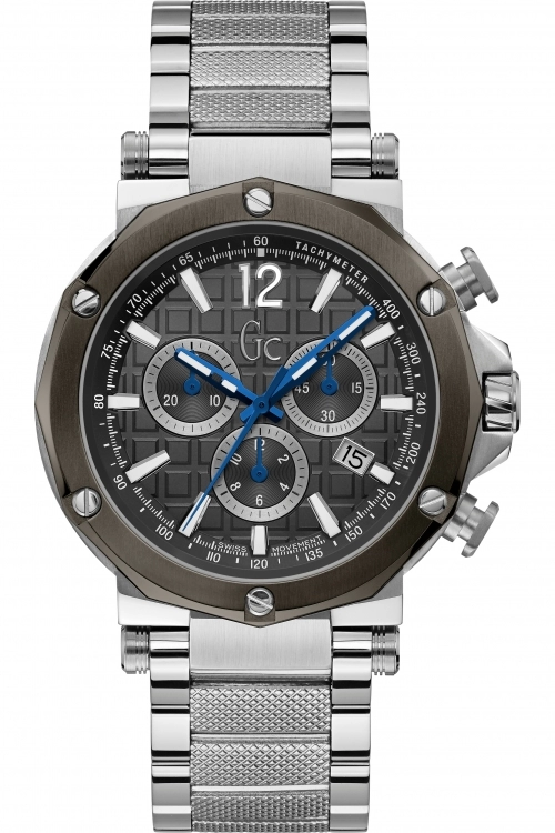 Image of Gc Black Mens Chronograph Watch - Y53006G5MF
