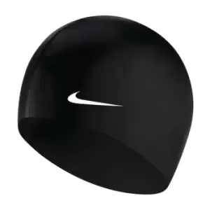 Image of Nike Solid Silicon Swimming Cap - Black