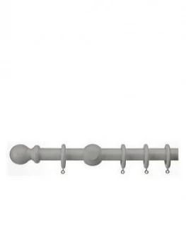 image of 28 Mm Ball Finial Wooden Curtain Pole