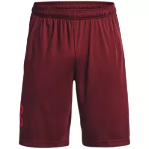 Image of Under Armour Armour Tech Graphics Shorts - Red