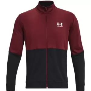 image of Under Armour Pique Track Jacket Mens - Red