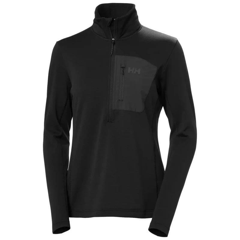 Image of Helly Hansen Sweatshirt 1/2 zip woman Helly Hansen Versalite Fleece Noir Female L